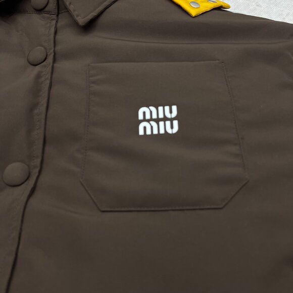 miumiu 25ss new technical hooded down jacket - Picture 4 of 7